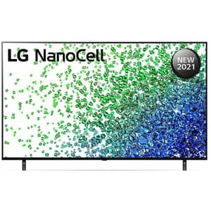 إل جي NanoCell TV 55 بوصة NANO80 سلسلة السينما تصميم الشاشة 4K نشط HDR webOS الذكية مع ThinQ الذكاء الاصطناعي التعتيم المحلية