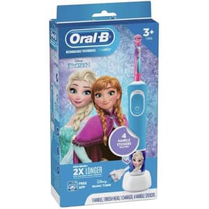Braun Vitality Kids Frozen TRAVEL PACK Oral-B Toothbrush D100.414.2