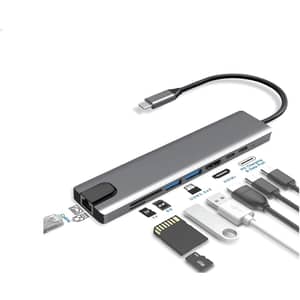 بروتيكت 8 في 1 USB-C Hub