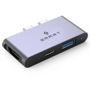 سمارت SMHBC3TB بريميوم 3 في 1 Thunderbolt USB-C Hub