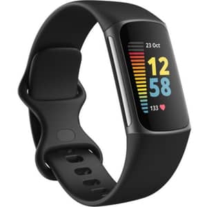 Fitbit FB421BKBK Charge 5 Fitness Tracker Black/Graphite Stainless Steel
