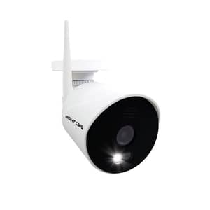 Night Owl 1080p Hd Wi-fi Ip Camera With Built-in Spotlight, White (wm-cam-wnp2lbu)