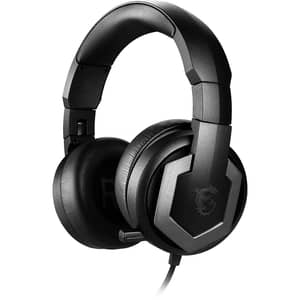MSI Immerse GH61 Wired On Ear Gaming Headset Black
