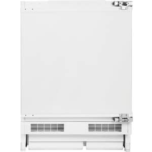 Beko 125L Built-in Undercounter Mini Refrigerator, Single Door, MinFrost, Reversible Door, LED Illumination, White - BU1153