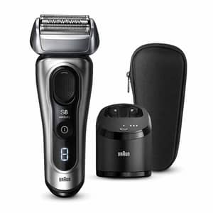 Braun Series 8 Wet & Dry Shaver with 5 in 1 SmartCare Cen & Travel Case 8467CC