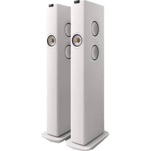 KEF LS60 Mineral White Floorstanding Speaker - SP4017AB