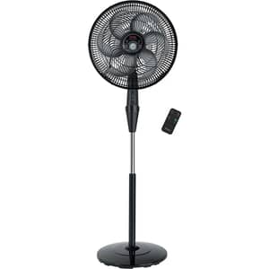 Tefal Anti-mosquito Repellent Stand Fan With Remote Control, 16 Inch, Black - VG4135EE