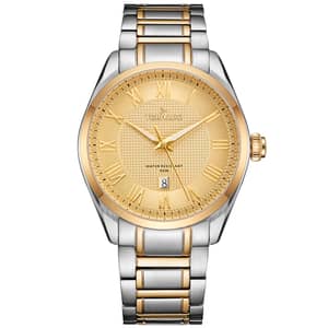 Tornado Men's Analog Champagne Dial Watch - T8007-tbtc