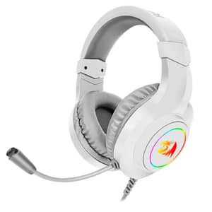 Redragon H260W RGB Wired Over Ear Gaming Headset White