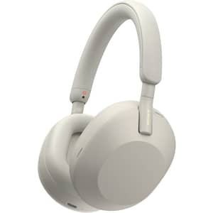 Sony WH-1000XM5/S Wireless Noise Cancelling Over-Ear Headphones -Silver