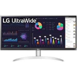 LG Ultra Wide Monitor 29" Flat, FHD , IPS Panel, AMD FreeSync, HDR10, 75 Hz, 5 ms (29WQ600-W)