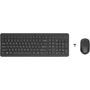 HP 2V9E6AA Wireless Keyboard & Mouse Black