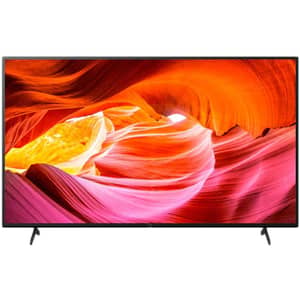 تلفزيون أندرويد ذكي من سوني بشاشة UHD ودقة 4K مزود بأليكسا وتقنية Motionflow XR لون أسود قياس 65 بوصة (موديل 2022) KD65X75K
