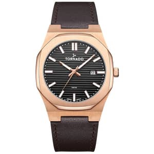 Tornado Spectra Men's Analog Black Dial Watch - T22002-rldb