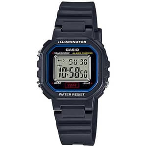 CASIO Women's Digital Black+Grey Dial Watch - LA-20WH-1C