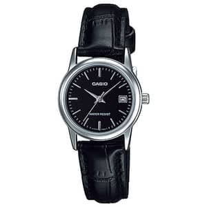 CASIO Women's Analog Black Dial Watch - LTP-V002L-1A