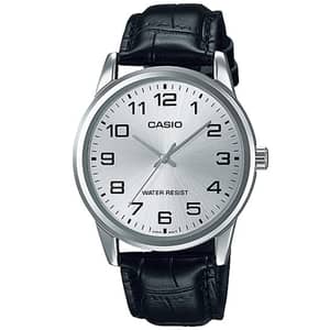 CASIO Men's Analog Silver Dial Watch - MTP-V001L-7B