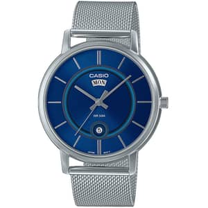 CASIO Men's Analog Blue Dial Watch - MTP-B120M-2AVDF