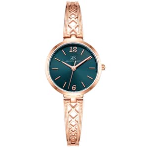 Kenneth Scott Women's Analog Blue Dial Watch - K22518-RBKH