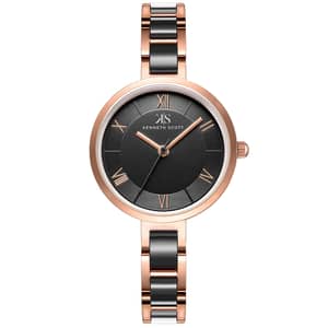 Kenneth Scott Women's Analog Black Dial Watch - K22521-KCBB