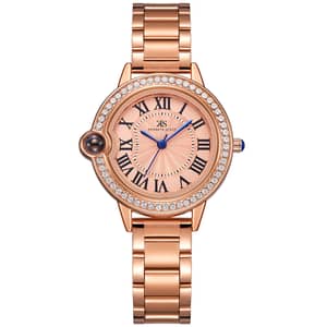 Kenneth Scott Women's Analog Rose Gold Dial Watch - K22530-RBKK