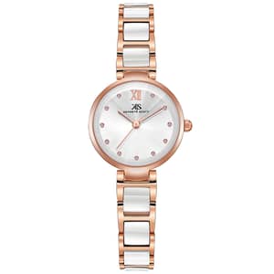 Kenneth Scott Women's Analog White Dial Watch - K22531-KCWW