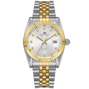 Kenneth Scott Men's Analog White Dial Watch - K22036-TBTW