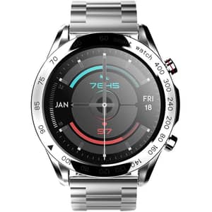HiFuture GoPro 1.32″ HD Smartwatch with Heart Rate & IP68 Waterproof - Silver