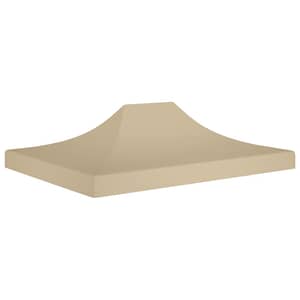vidaXL Party Tent Roof 4.5x3 m Beige 270 g/m2