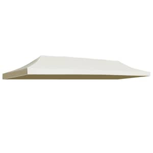 vidaXL Party Tent Roof 3x6 m Cream