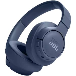JBL Tune 720BT Wireless Pure Bass with Mic Over Ear Headphones - Blue