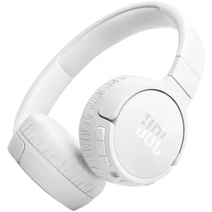 JBL Tune 670NC Wireless Adaptive Noise Cancelling On Ear Headphones - White