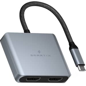 Smartix USB-C To Dual HDMI Hub