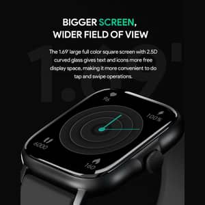 Aukey 43mm TFT Display, Smartwatch, Black