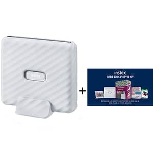 Fujifilm INSTAX WIDE LINK Printer + Wide Films 20S + Stand+ Album