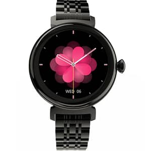 HiFuture Future Aura 1.32″ IPS Smartwatch with Heart Rate & IP68 Waterproof - Black
