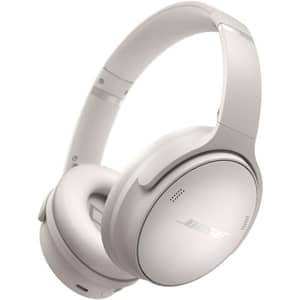 Bose QuietComfort Wireless Over-Ear Noise Cancelling Headphones, White - 884367-0200