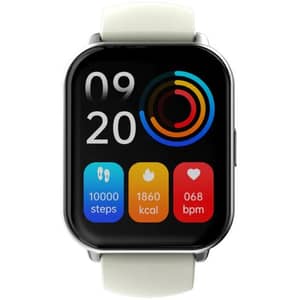 HiFuture Zone 2 1.85″ TFT Smartwatch with SpO₂ & Multi-Sport Modes - Silver
