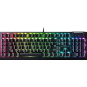 Razer BlackWidow V4 X Mechanical Gaming Keyboard Green Switch, ENG/ARABIC, with Razer Chroma RGB, Black, RZ03-04703500-R391