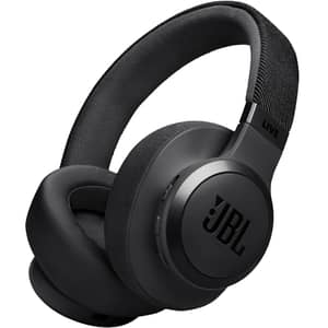 JBL Live 770NC Wireless Noise Cancelling Over Ear Headphones - Black