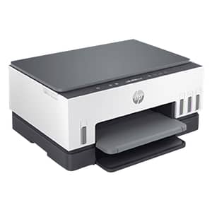 HP Smart Tank 670 All-in-One Printer, Print- Scan, Copy, Wireless, Scan to PDF, Fast Two-Sided Printing, Up to 18,000 Black or 8,000 Color Pages - White/Grey