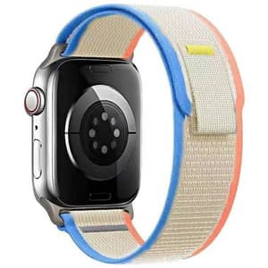 Green Lion Trail Loop Apple Watch Strap 42/44/45/49mm White