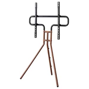 هاما حامل تلفزيون بتصميم الحامل مقاس 75 بوصة باللون الأسود