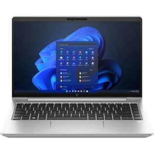HP Elitebook 640 G10 (2023) Laptop - 13th Gen / Intel Core i5-1335U / 14inch FHD / 512GB SSD / 8GB RAM / Shared Intel Iris Xe Graphics / Free DOS / English Keyboard / Pike Silver Aluminium / - [818C3EA#BH5]