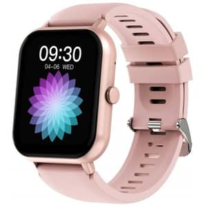 DCU Curved Glass Pro 46.5mm HD Display Smartwatch, Pink