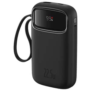 باسيوس Qpow2 باور بانك 20000 مللي أمبير أسود P10055002113-00