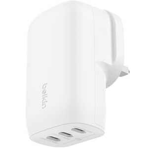 Belkin BoostCharge 3 Port USB-C Wall Charger White