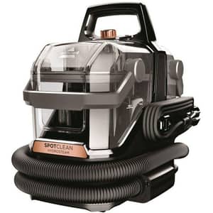 BISSELL SpotClean HydroSteam 3700E – Portable Deep Cleaner with Hydrosteam Technology, Powerful Stain Removal for Carpets with the power of steam, Upholstery & Hard Surfaces, Compact & Lightweight Design | 2-Year BISSELL Warranty