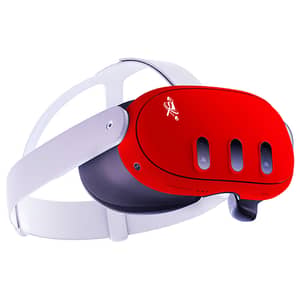 Merlin 419279 VR Quest 3 VR Headset White/Red