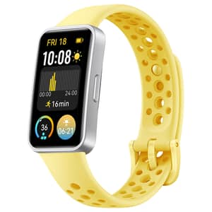 Huawei Band 9 - 37.3mm AMOLED Display Fitness Tracker, Lemon Yellow